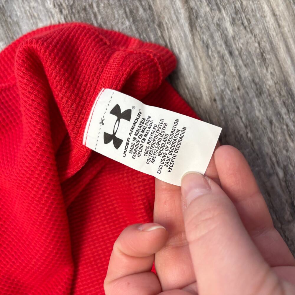 Under Armour Red Long Sleeve Performance Shirt - Picture 5 of 9